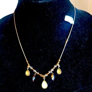 Lia Sophia 9.5” Mother of Pearl Necklace